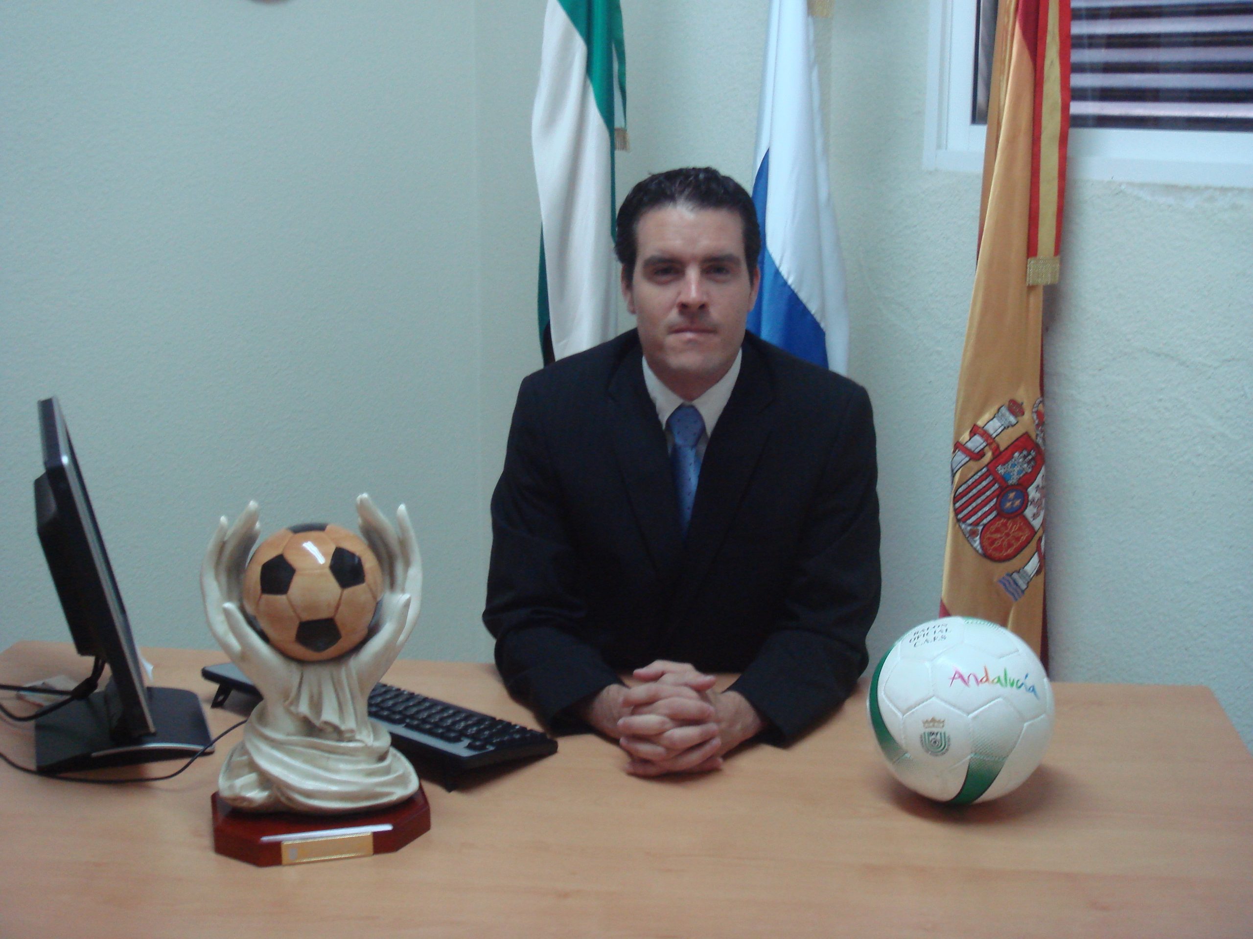 Antonio Gallardo Martínez Antonio Gallardo Martínes como Delegado Fútbol Sala de Huelva en 2010