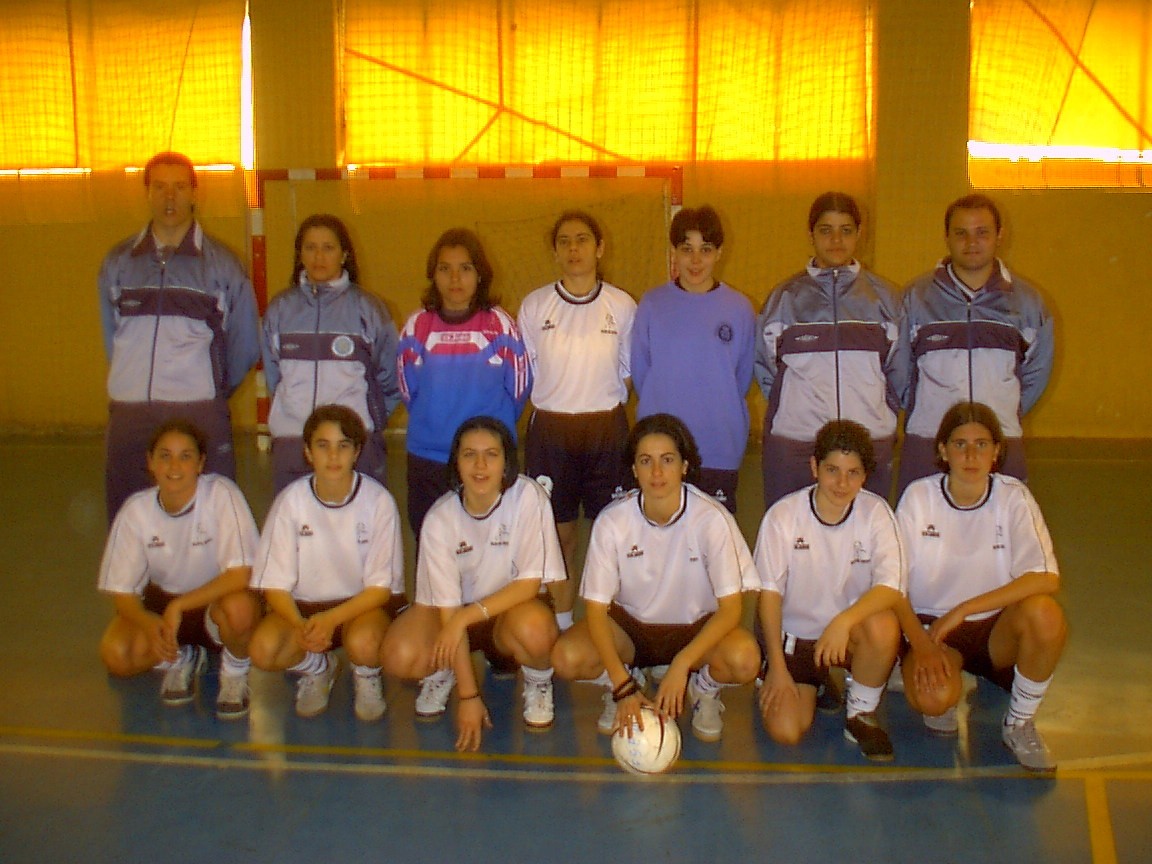 Antonio Gallardo Martínez C.D. Fútbol Sala Femenino Huelva campeón y ascendido a Primera Andaluza en 2004